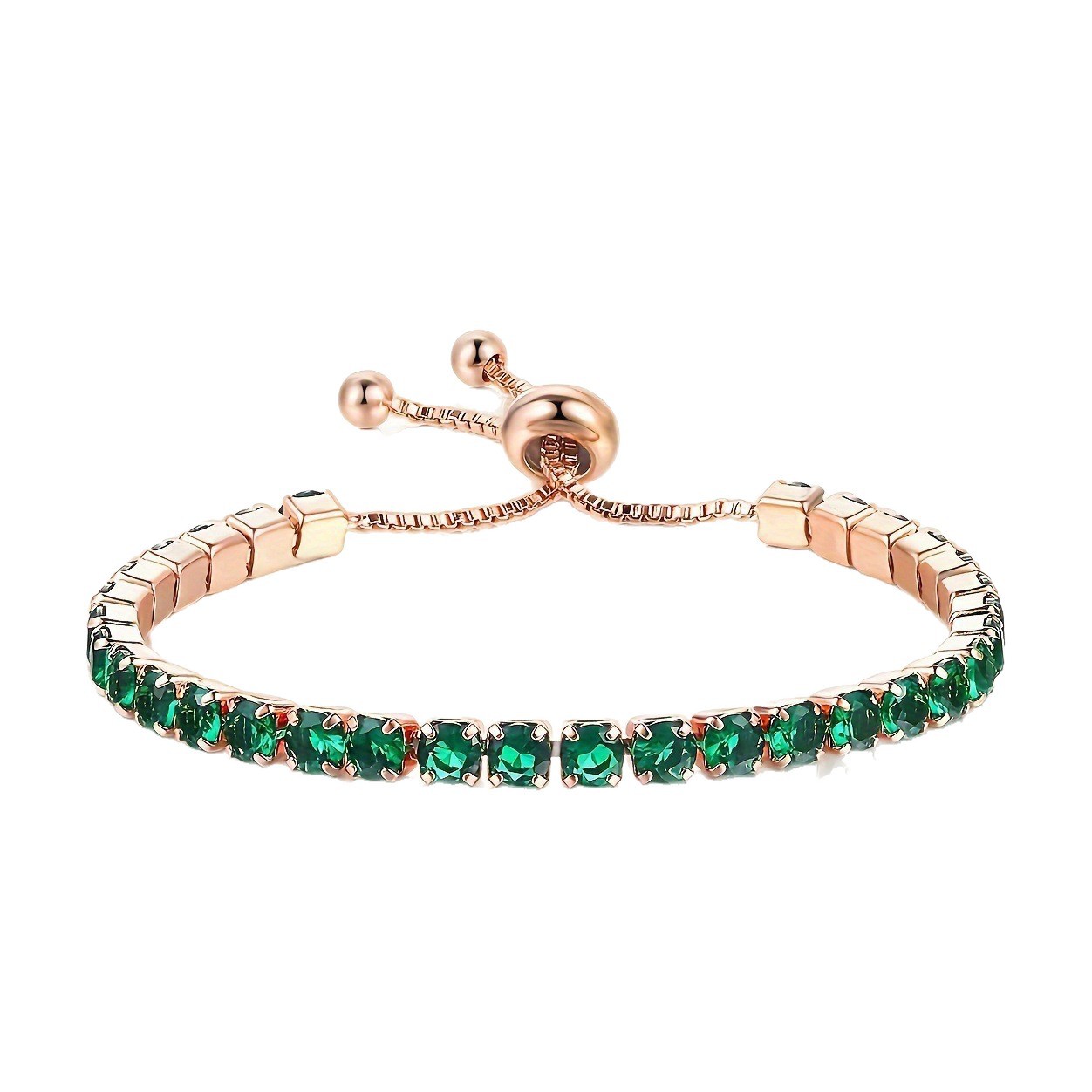 Strobe Tennis Full-Diamond Bracelet Niche Design With A Luxe High-End Vibe