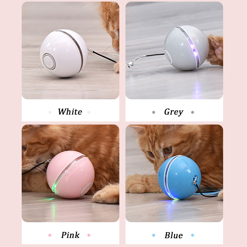 Colorful LED laser funny cat ball