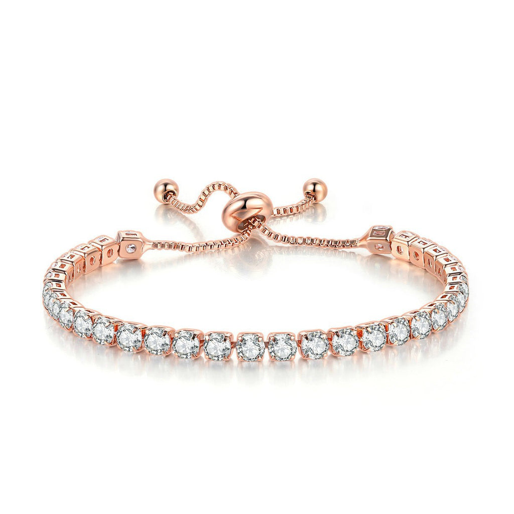 Strobe Tennis Full-Diamond Bracelet Niche Design With A Luxe High-End Vibe