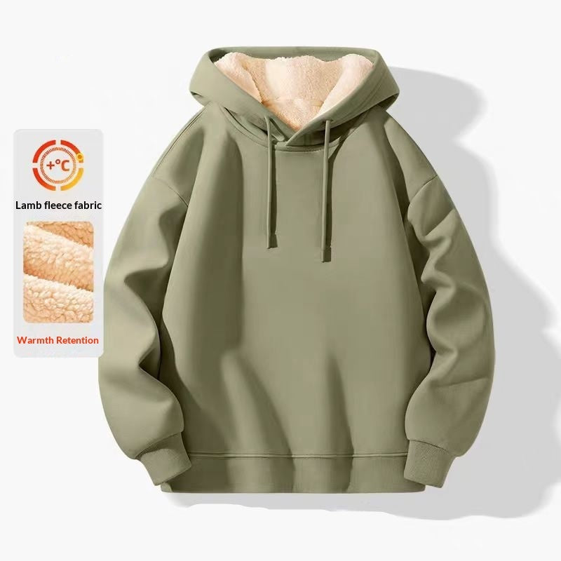 Mens Fleece-lined Hoodie For Fall And Winterextra Soft And Extra Warm
