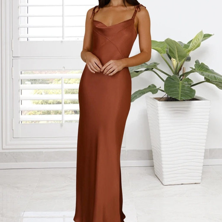 Slim-fit Summer Dresses For Women In Europe And The US