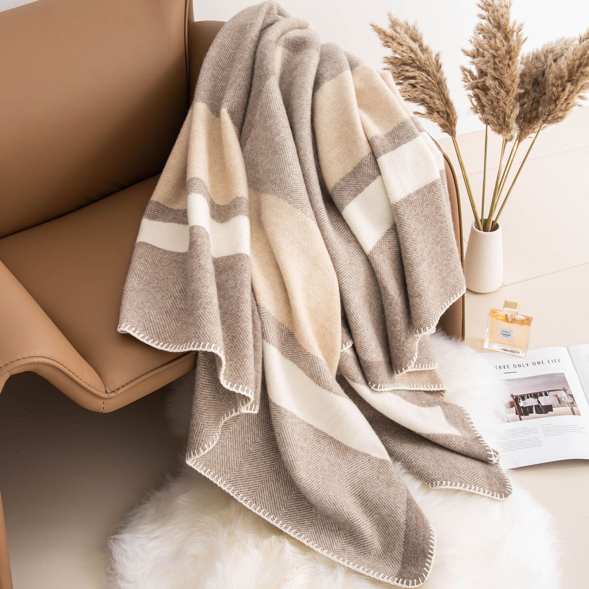 Autumn Wool Scarf With A Premium Feelversatile For Both Men And Women