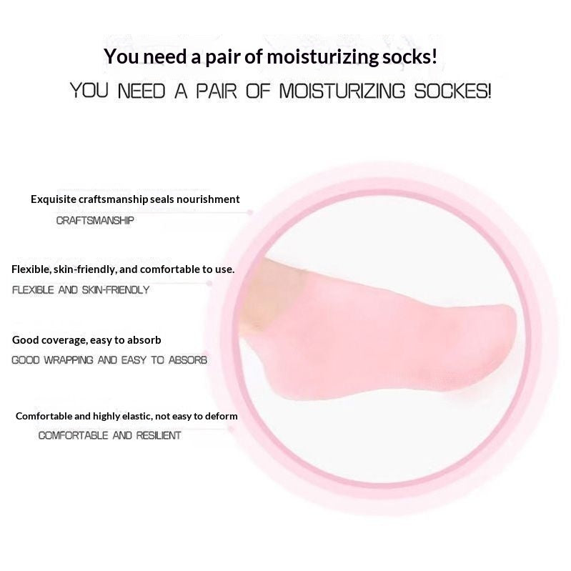 Anti-Cracking Anti-Slip Moisturizing Foot Care Socks Set